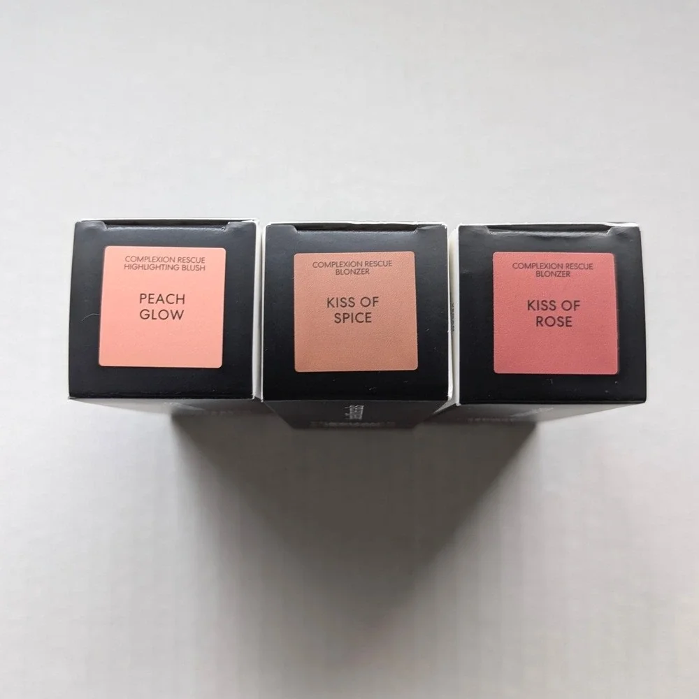 bareMinerals Blonzer Kiss‎ of Spice Kiss of Rose Highlighting Blush Peach Glow